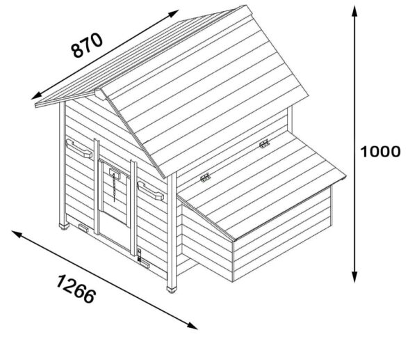 Betty Air Chicken House diagram