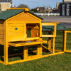 Smokey Natural - Fox Proof Large Rabbit Hutch 5FT L