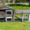 5ft Long Rabbit Hutch - Smokey Grey - Image 10