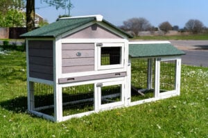 The 5ft Smokey Grey Rabbit Hutch