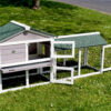 The 5ft Smokey Grey Rabbit Hutch