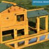 Smokey Natural - Fox Proof Large Rabbit Hutch 5FT L