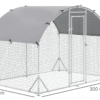 3m x 2m Walk-In Poultry & Rabbit Run with UV Shade Roof - Image 5