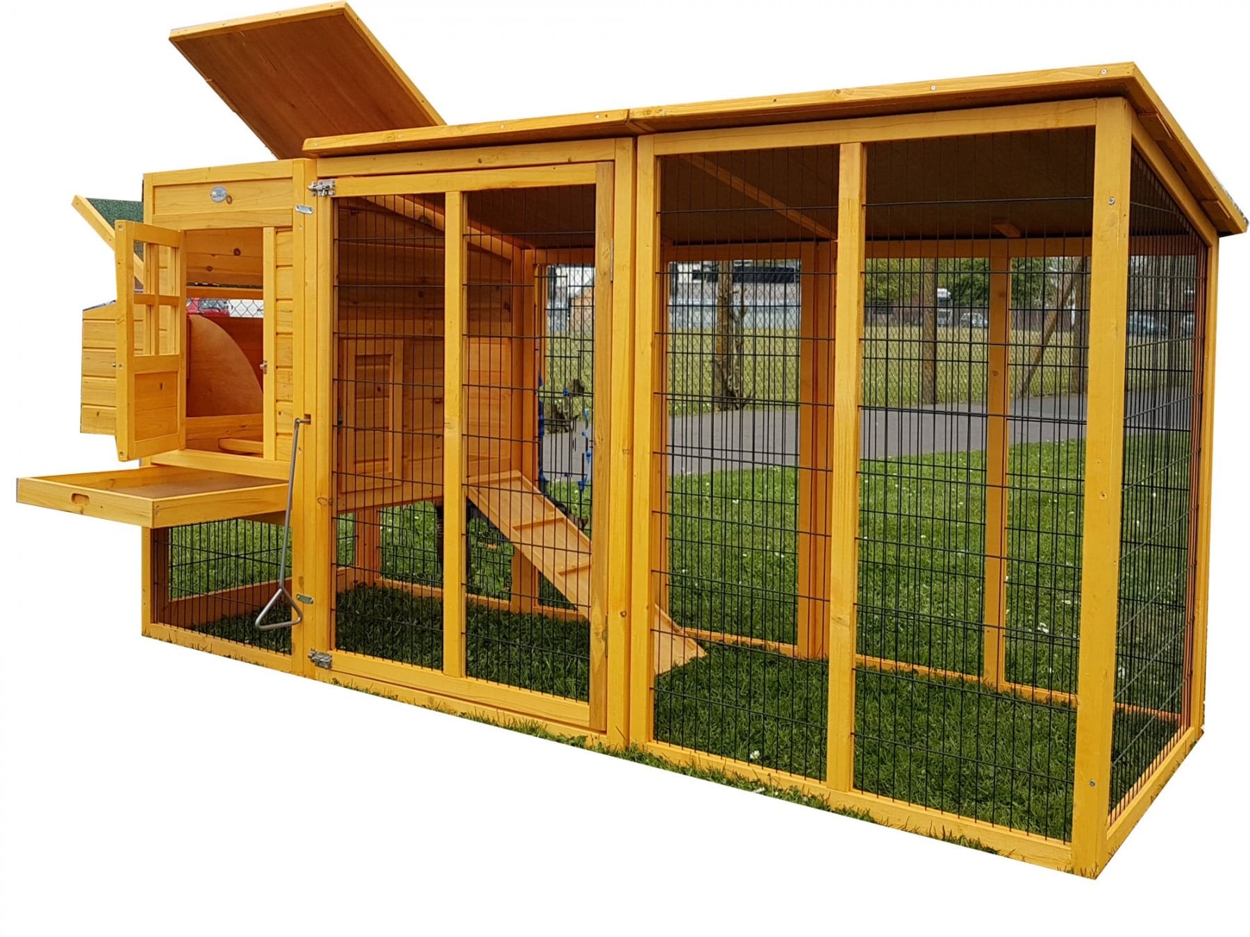 Buckingham 2019 Model XL 8ft Large Fox Resistant Chicken Coops with