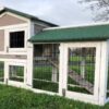Smokey Grey - Fox Proof Large Rabbit Hutch 5ft long with welded and coated 3mm wire