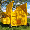 Gertrude Air Chicken House with wheels