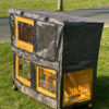 The 3ft Roger Natural Rabbit Hutch rain cover