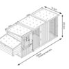 Portable Buckingham Chicken Coop & Run - Fox Resistant - Image 2