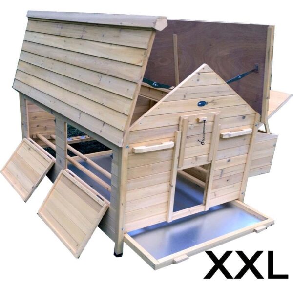 Nelly Air Portable - Fox Resistant Chicken House xxl grey