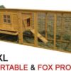Windsor Portable - XXL 8ft Large Fox Resistant Chicken Coop foxproof