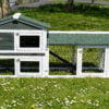 The Smokey XL Green Rabbit Hutch