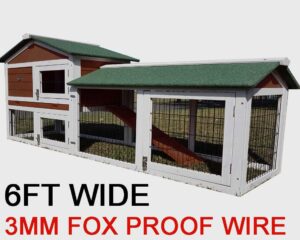 fox proof rabbit cage