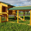 XXL Rabbit Hutch - Smokey Natural Design - Fox Resistant - Image 3