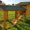 XXL Rabbit Hutch - Smokey Natural Design - Fox Resistant - Image 4
