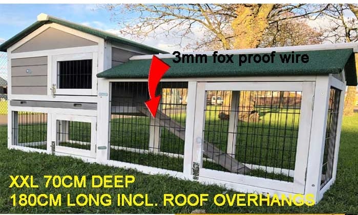 rabbit hutch fox proof