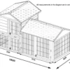 XXL Rabbit Hutch - Smokey Natural Design - Fox Resistant - Image 9