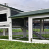 XXL Rabbit Hutch - Smokey Grey - Fox Resistant - Image 3