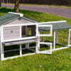 Smokey XL Grey Rabbit Hutch