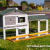 Smokey XL Grey Rabbit Hutch