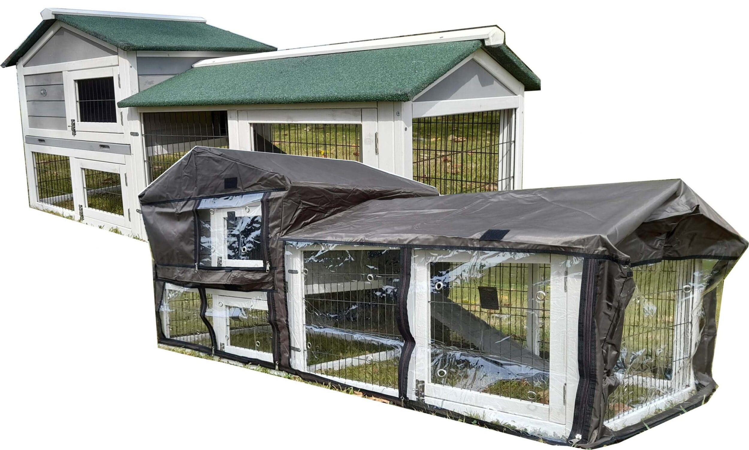 Extra large rabbit hutch covers cheap