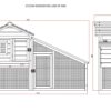 Raised Hutch Chicken Coop with Run - Image 8