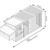 12.5FT Buckingham XL Chicken Coop & Run – Fox Resistant - Image 5