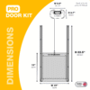 PRO Door Kit With Self Locking Secure Door - Image 4