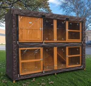 Rabbit Hutch Rain Sun Winter COVER for THUMPER DELUXE Hutch